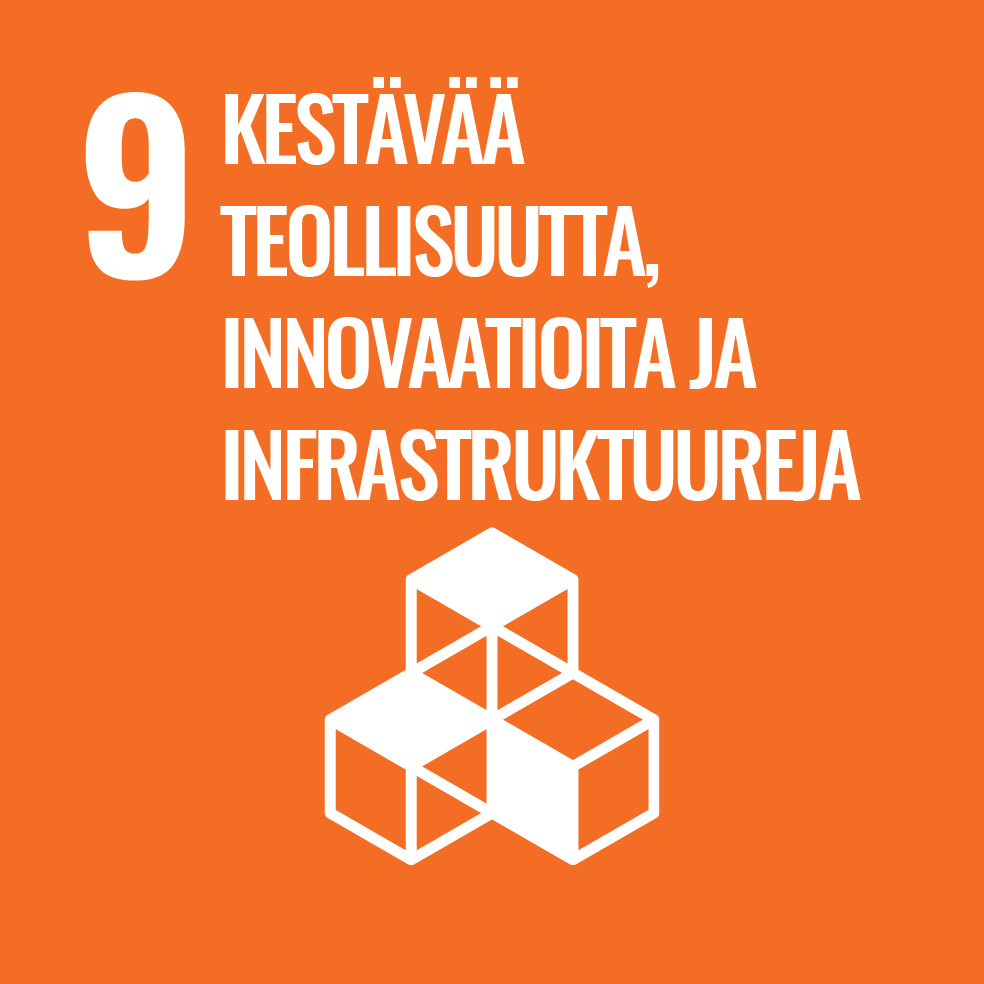 Kestävää teollisuutta, innovaatioita ja infrastruktuureja